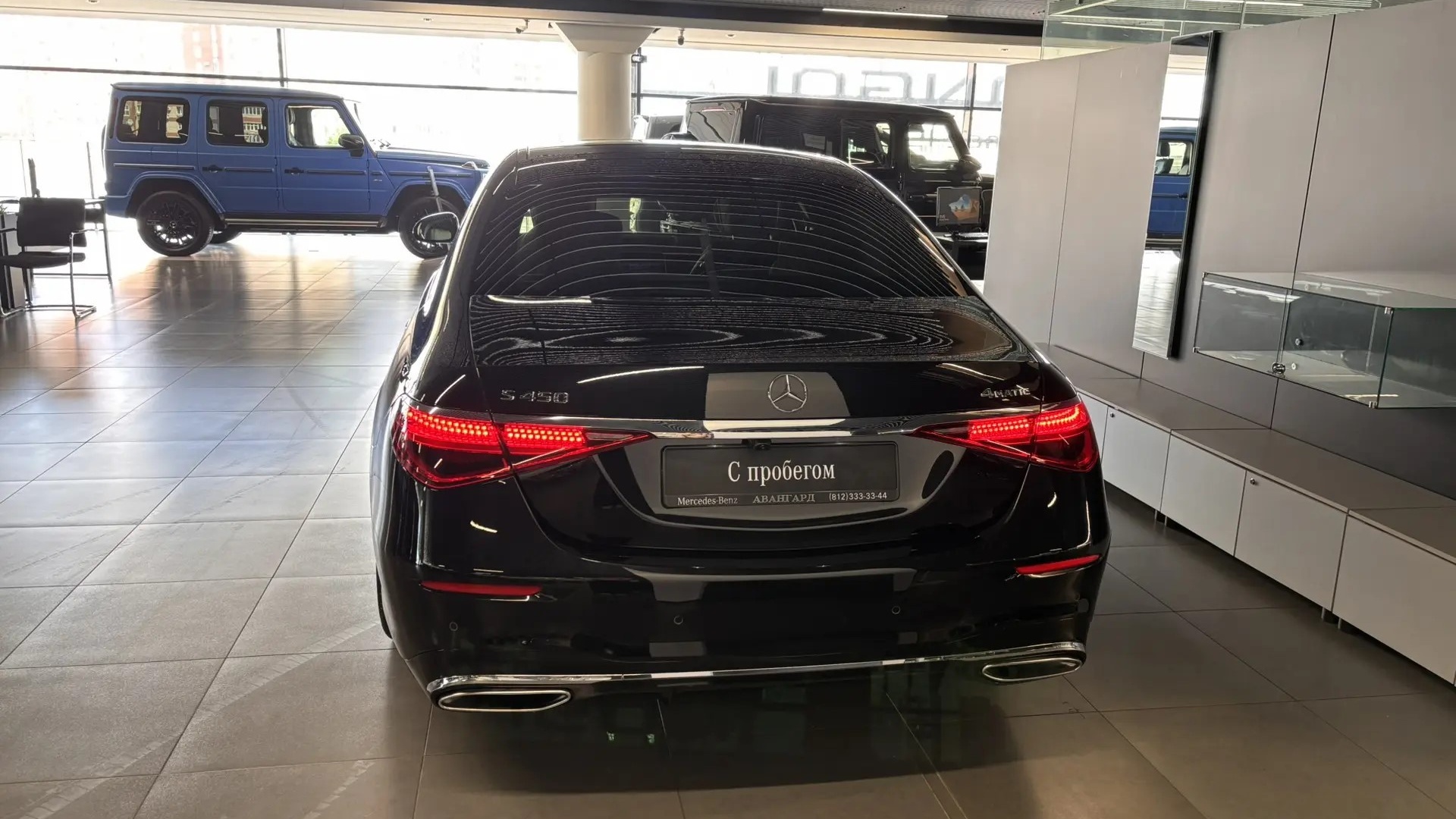 Mercedes-Benz S 450 4MATIC комплектация Business двигатель 3 литра (367 л.с.) Черный