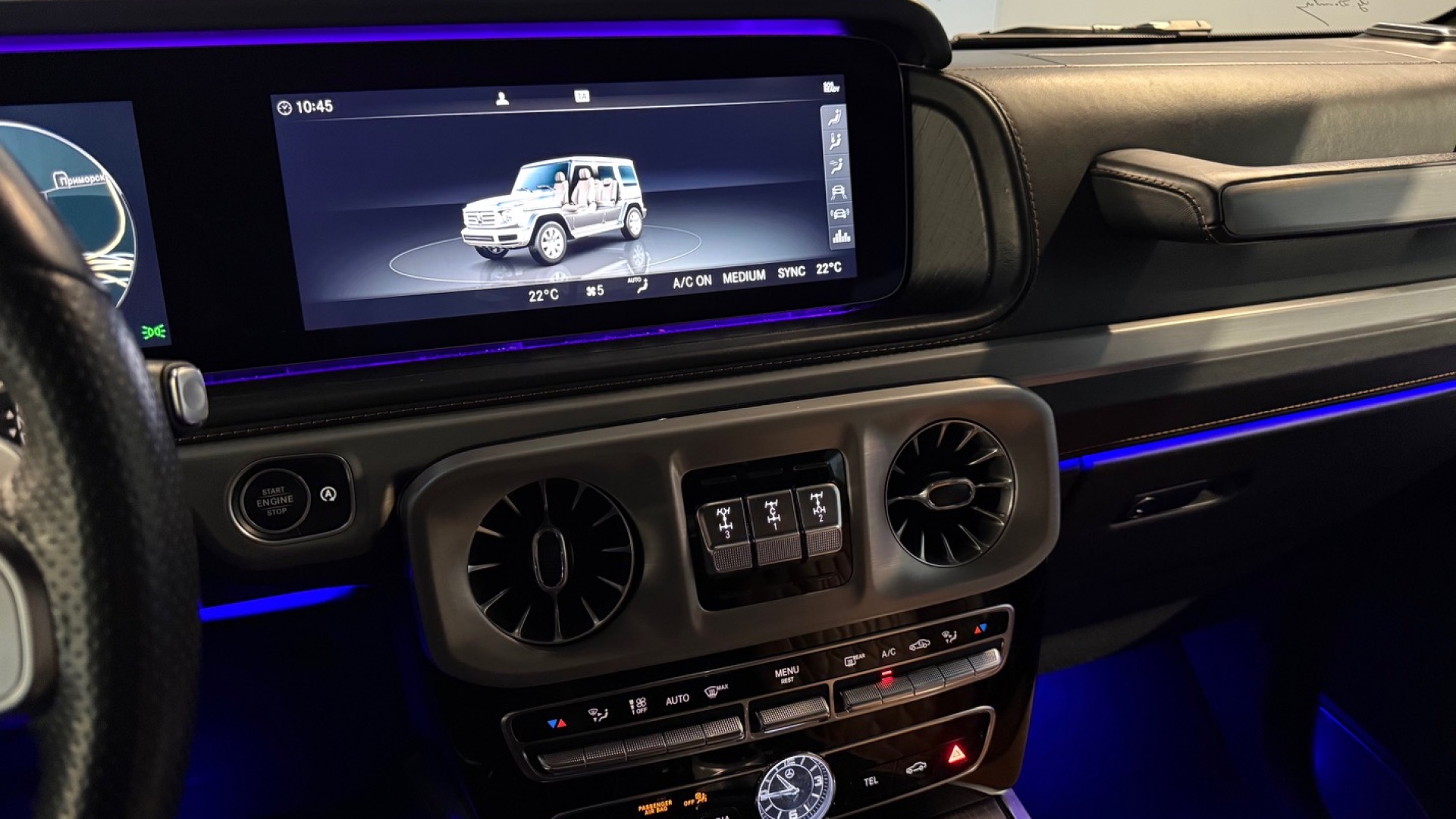 Mercedes-Benz G 500 двигатель 4 литра (422 л.с.) Черный