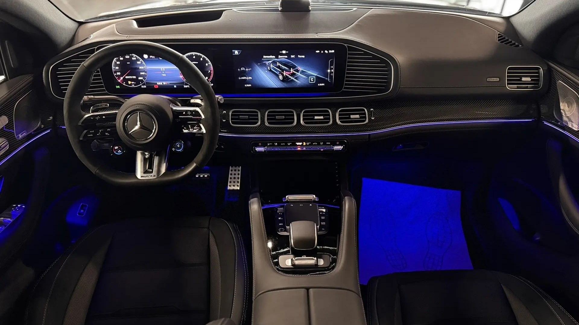 Mercedes-Benz AMG GLE 53 4MATIC+ купе двигатель 3 литра (435 л.с.) Черный