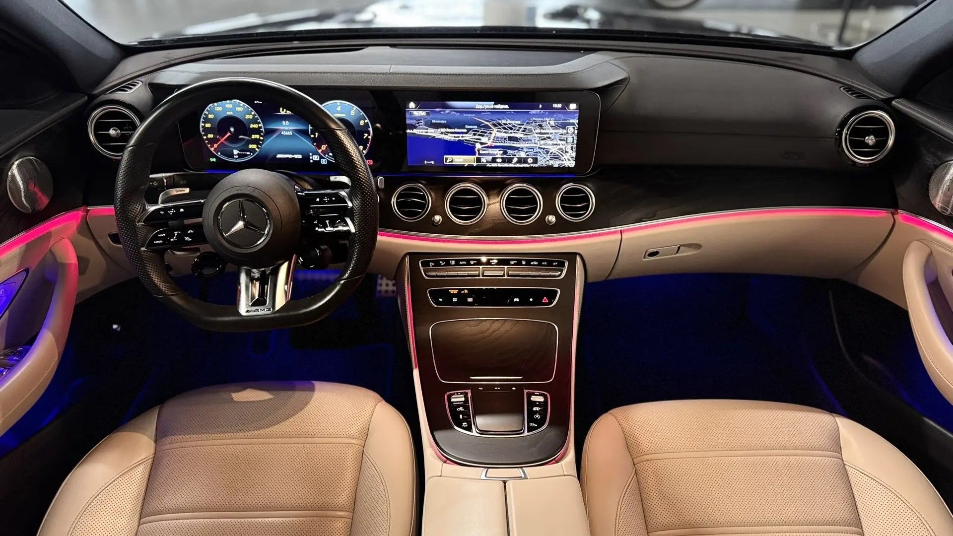 Mercedes-Benz AMG E 53 4MATIC двигатель 3 литра (435 л.с.) Синий