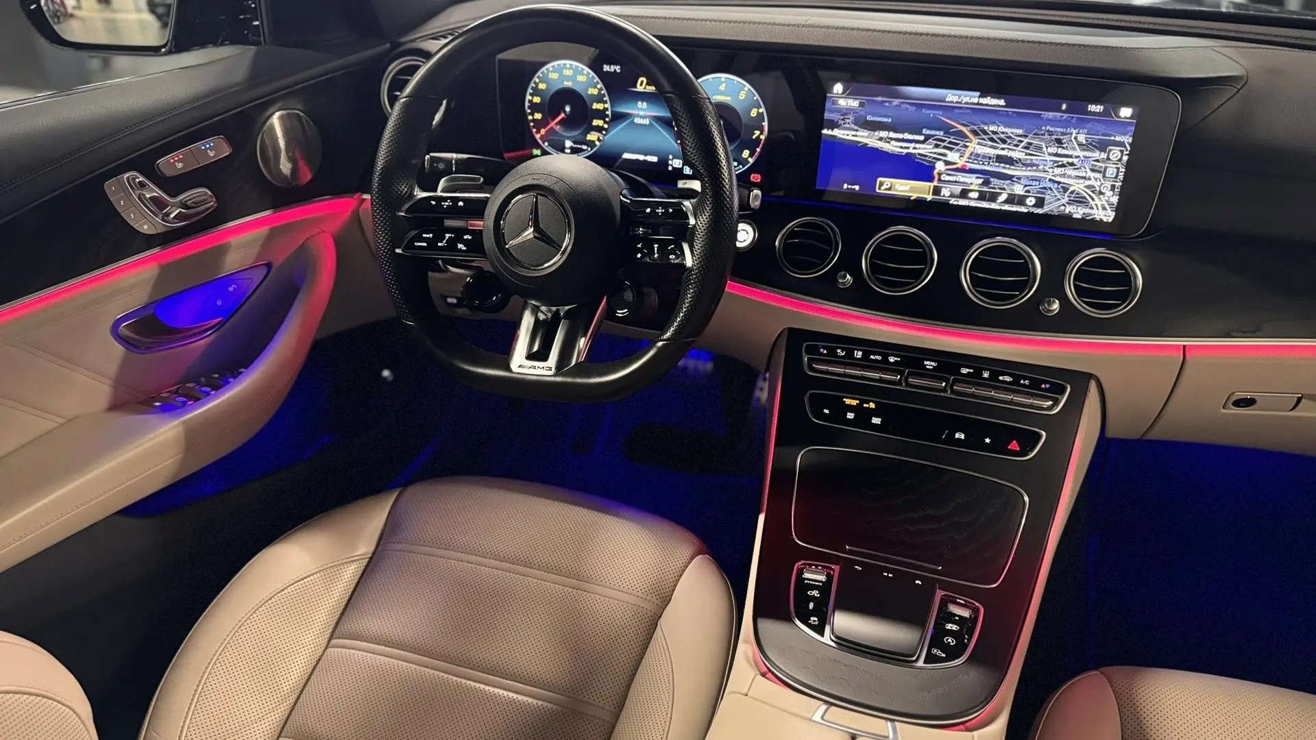 Mercedes-Benz AMG E 53 4MATIC двигатель 3 литра (435 л.с.) Синий