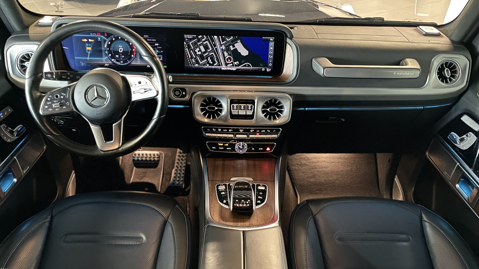 Mercedes-Benz G 500 двигатель 4 литра (422 л.с.) Синий