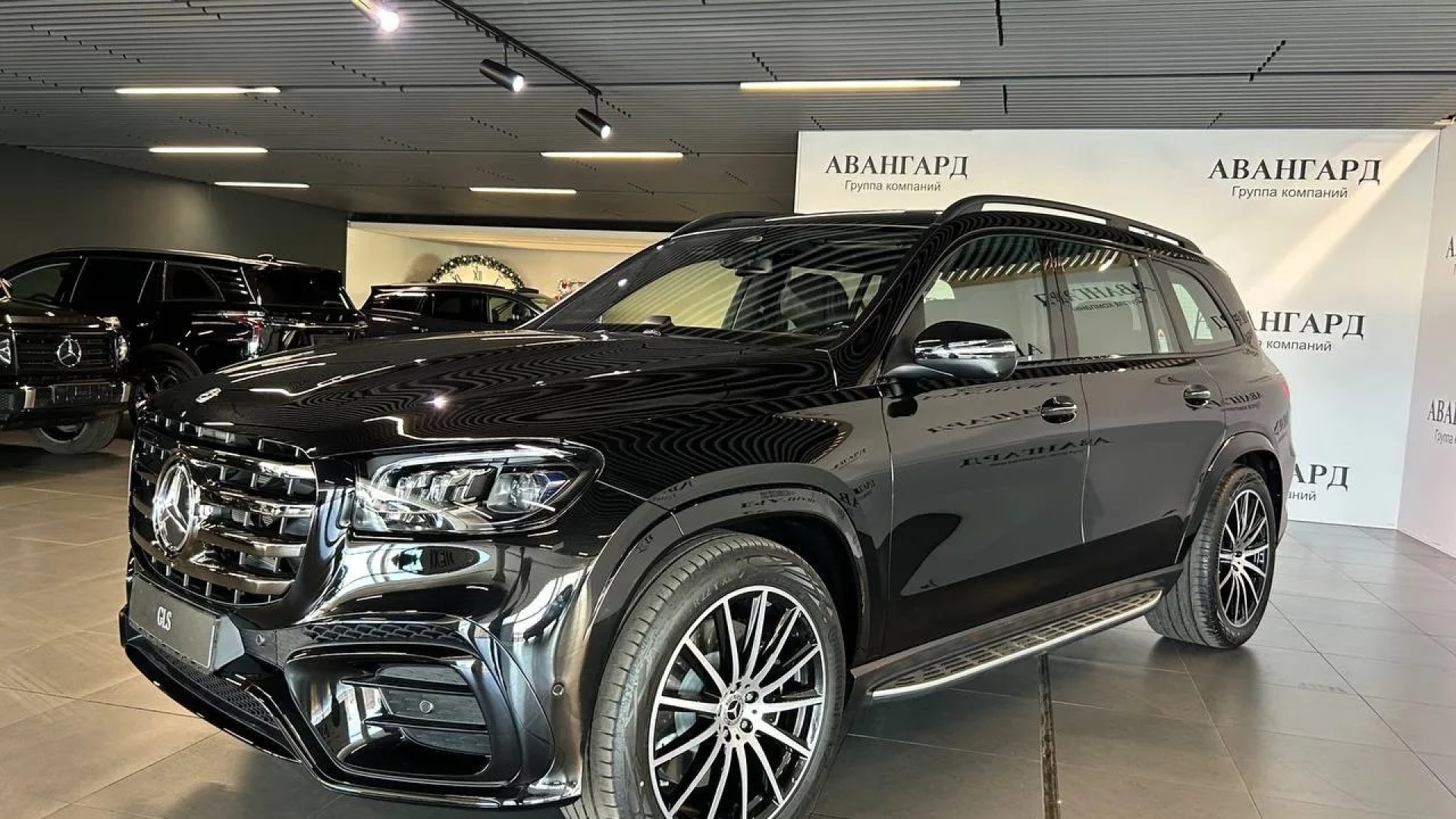 Mercedes-Benz GLS 450 4MATIC двигатель 3 литра (380 л.с.) Черный