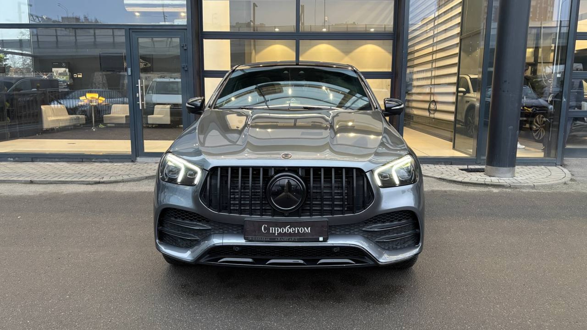 Mercedes-Benz GLE 400 d 4MATIC купе двигатель 2.9 литра (330 л.с.) Серый