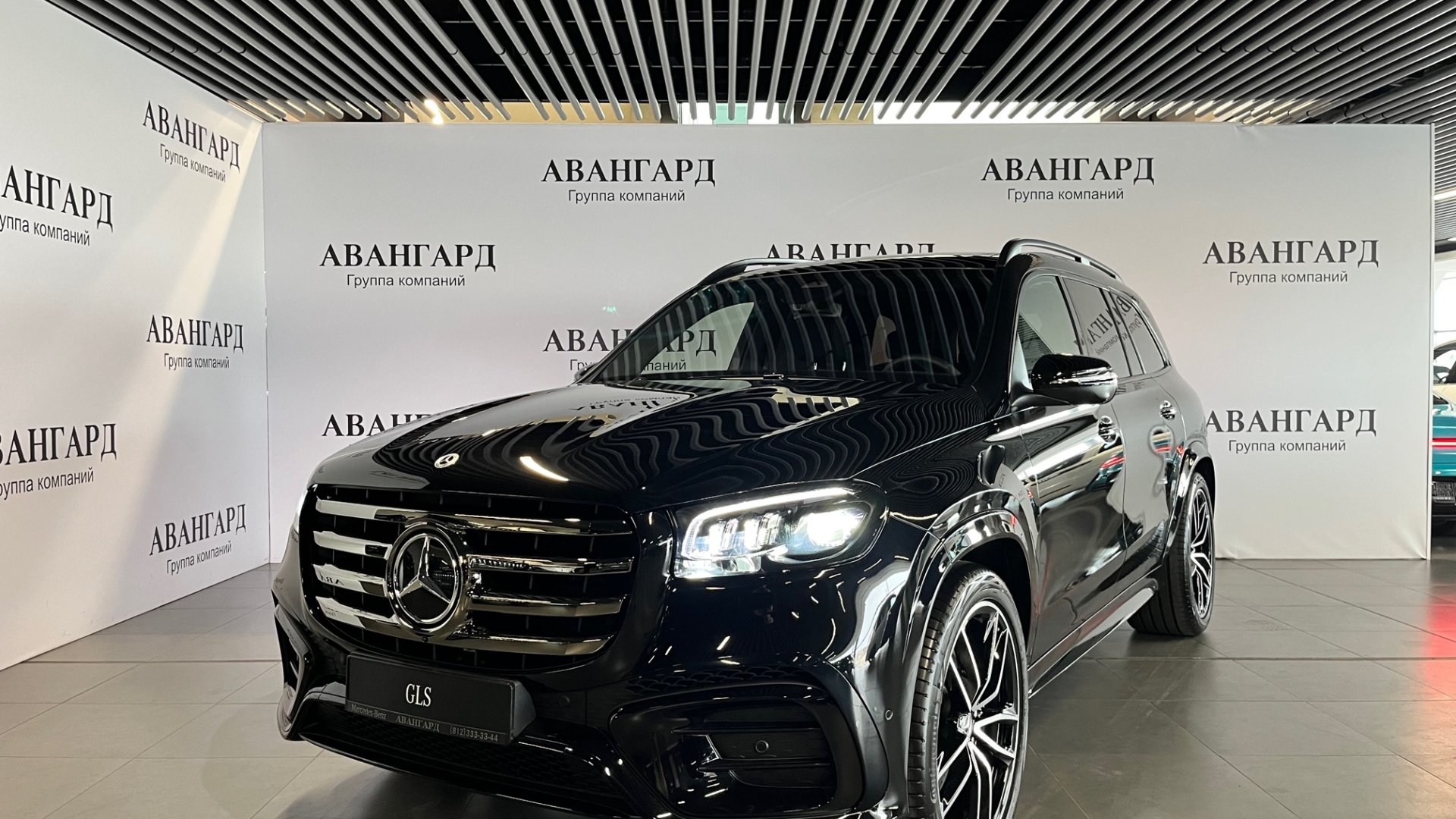 Mercedes-Benz GLS 450 d 4MATIC двигатель 3 литра (367 л.с.) Черный