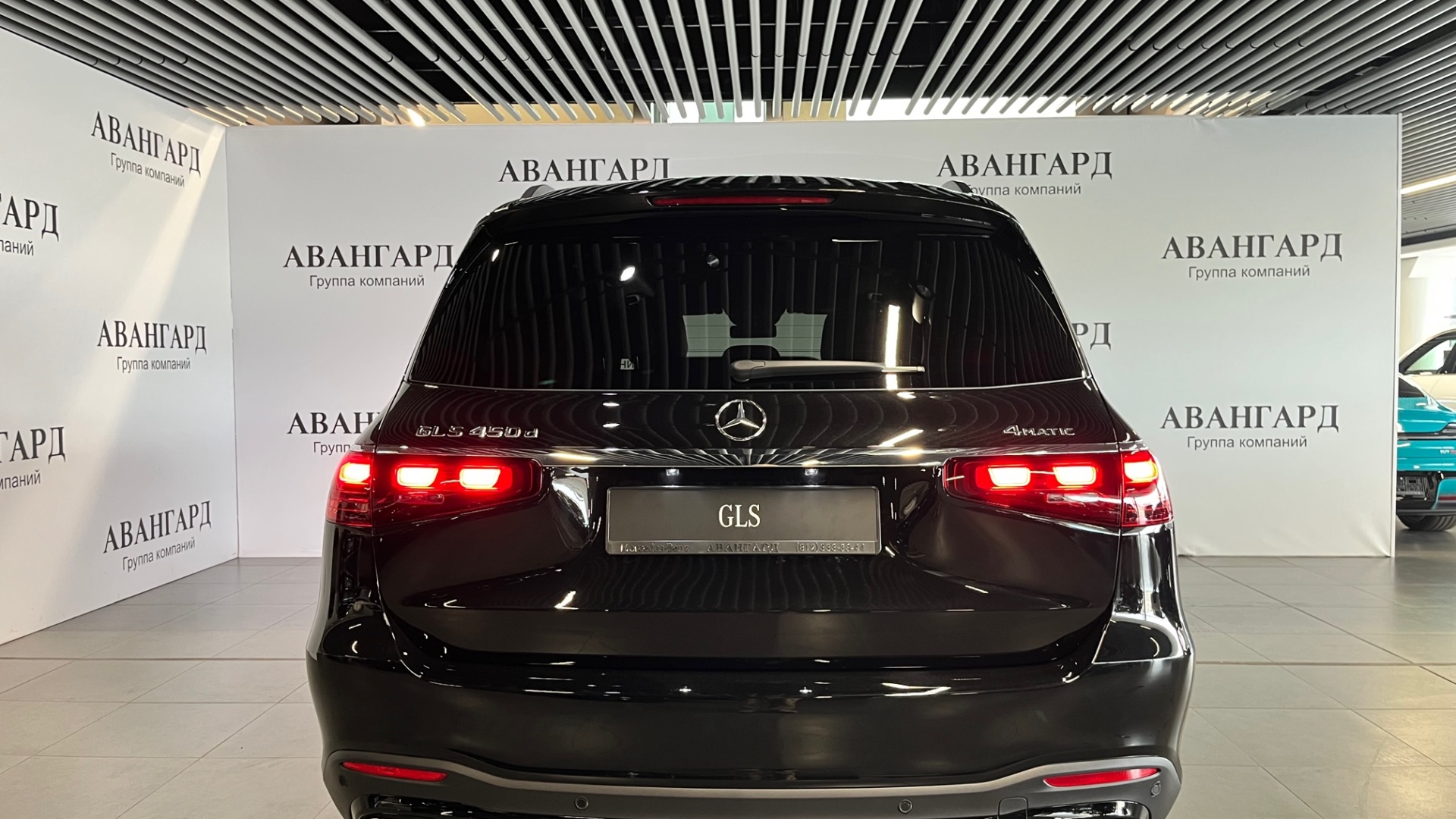 Mercedes-Benz GLS 450 d 4MATIC двигатель 3 литра (367 л.с.) Черный