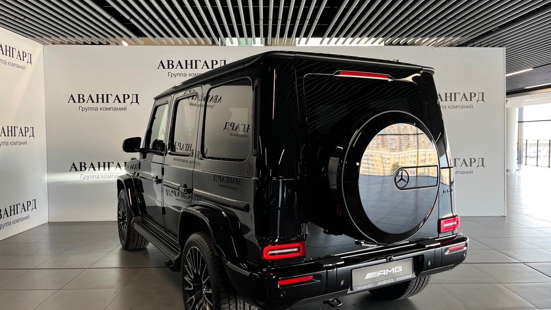 Mercedes-Benz AMG G 63 двигатель 4 литра (585 л.с.) Черный