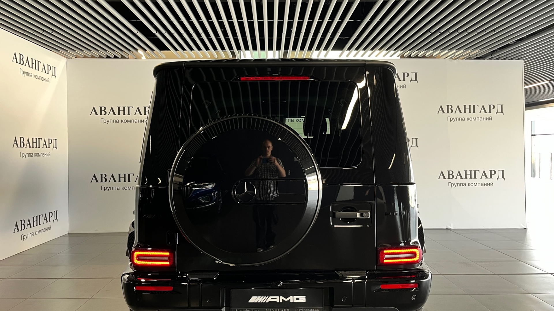 Mercedes-Benz AMG G 63 двигатель 4 литра (585 л.с.) Черный