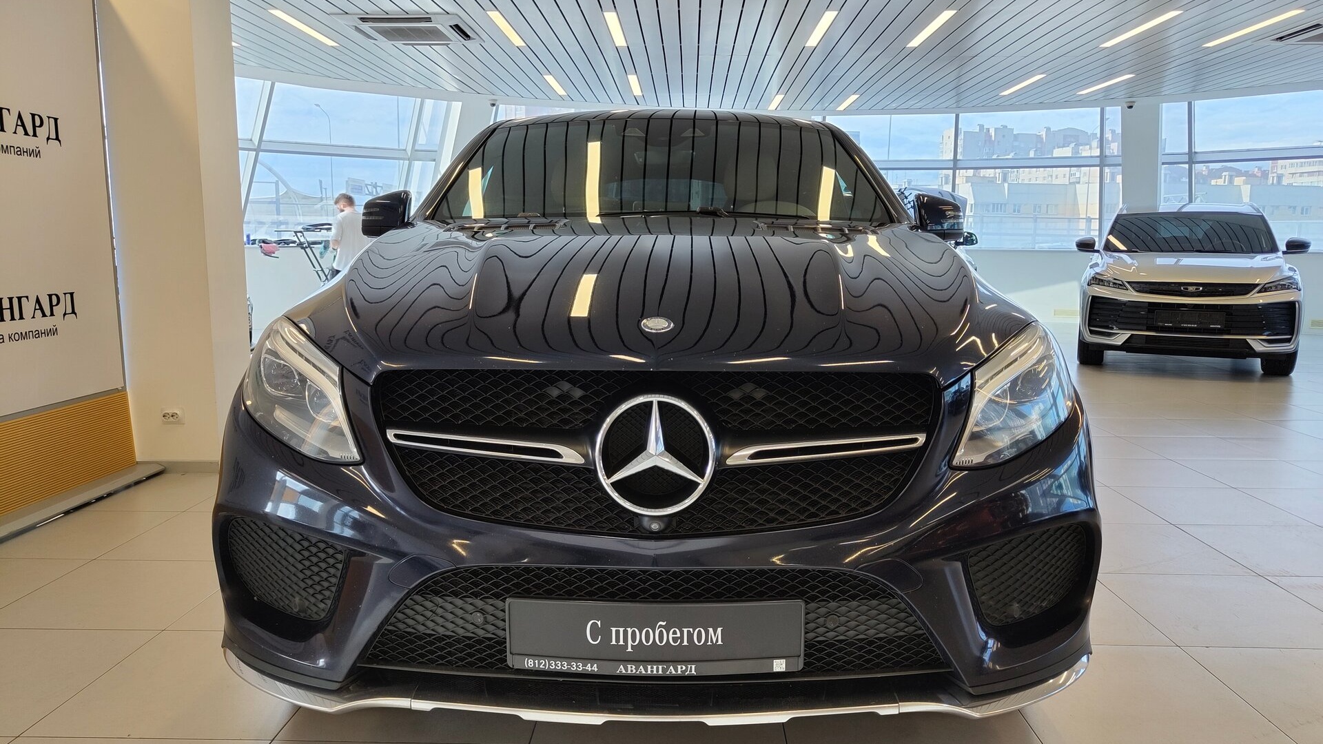 Mercedes-Benz GLE 350 d 4MATIC купе комплектация ОС двигатель 3 литра (249 л.с.) Синий