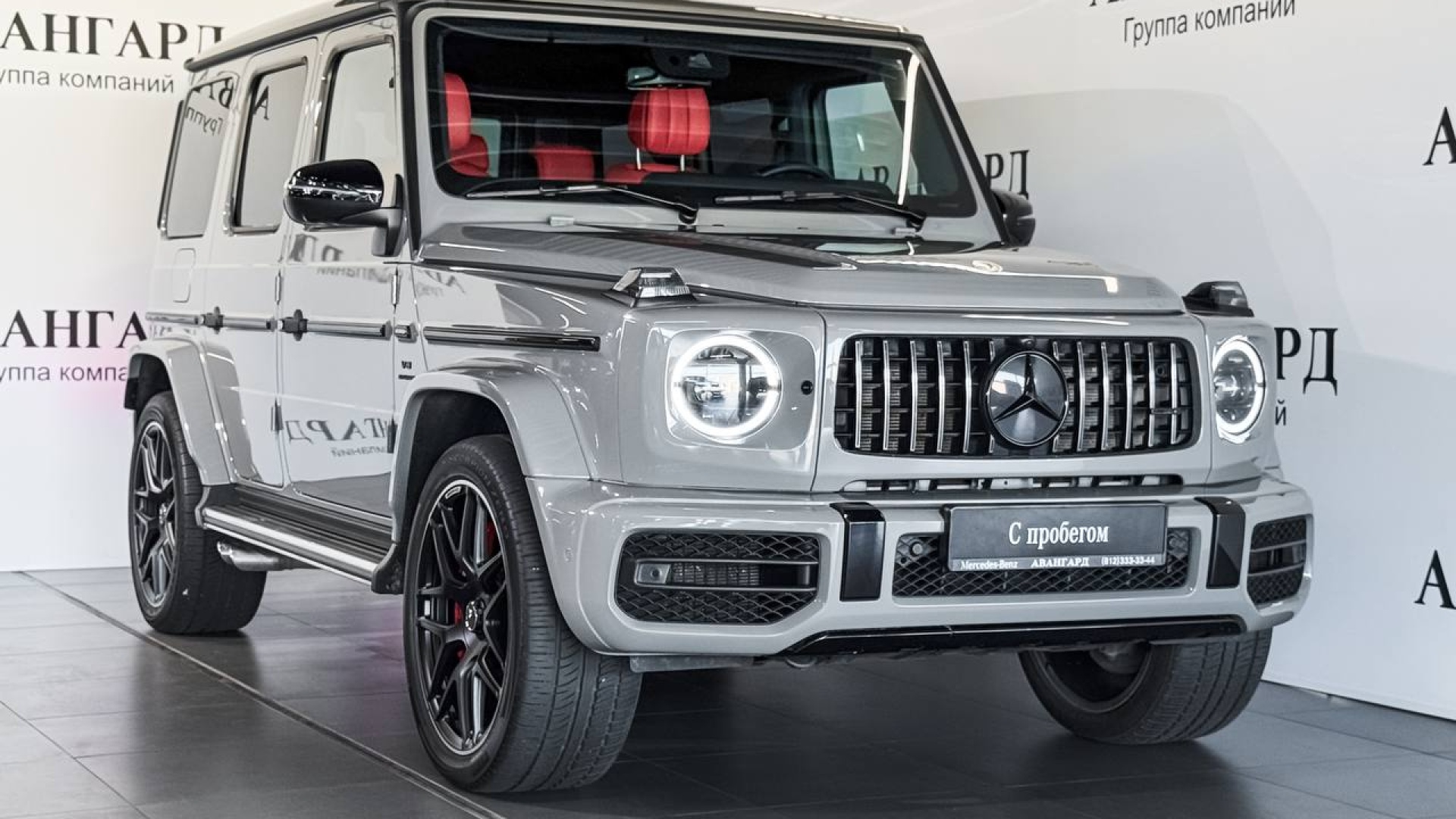 Mercedes-Benz AMG G 63 двигатель 4 литра (585 л.с.) Серый