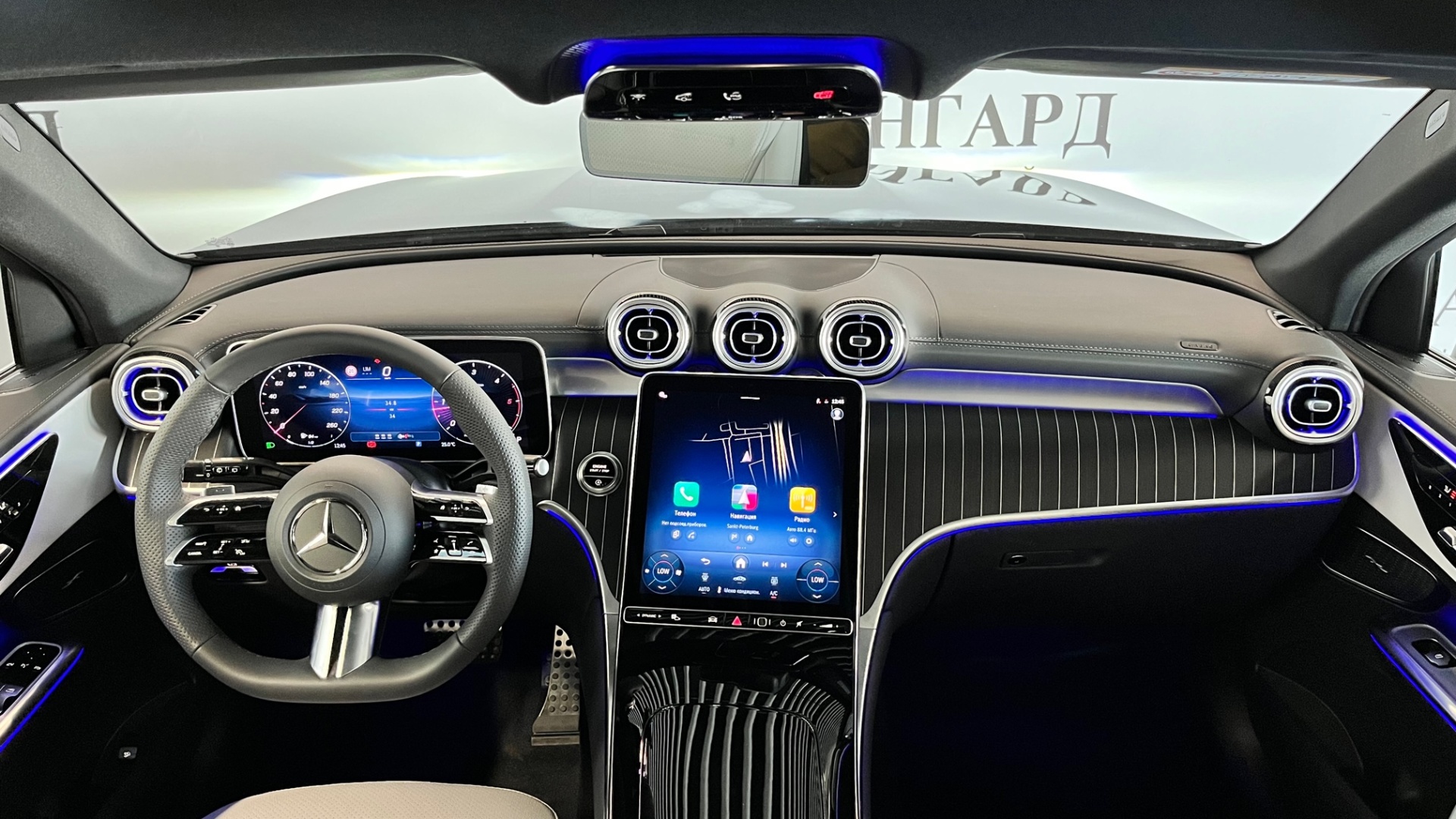 Mercedes-Benz GLC 220 d 4MATIC двигатель 2 литра (194 л.с.) Черный