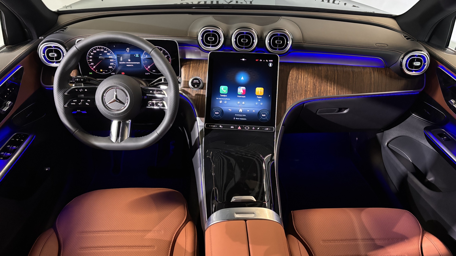 Mercedes-Benz GLC 300 L 4MATIC двигатель 2 литра (258 л.с.) Черный