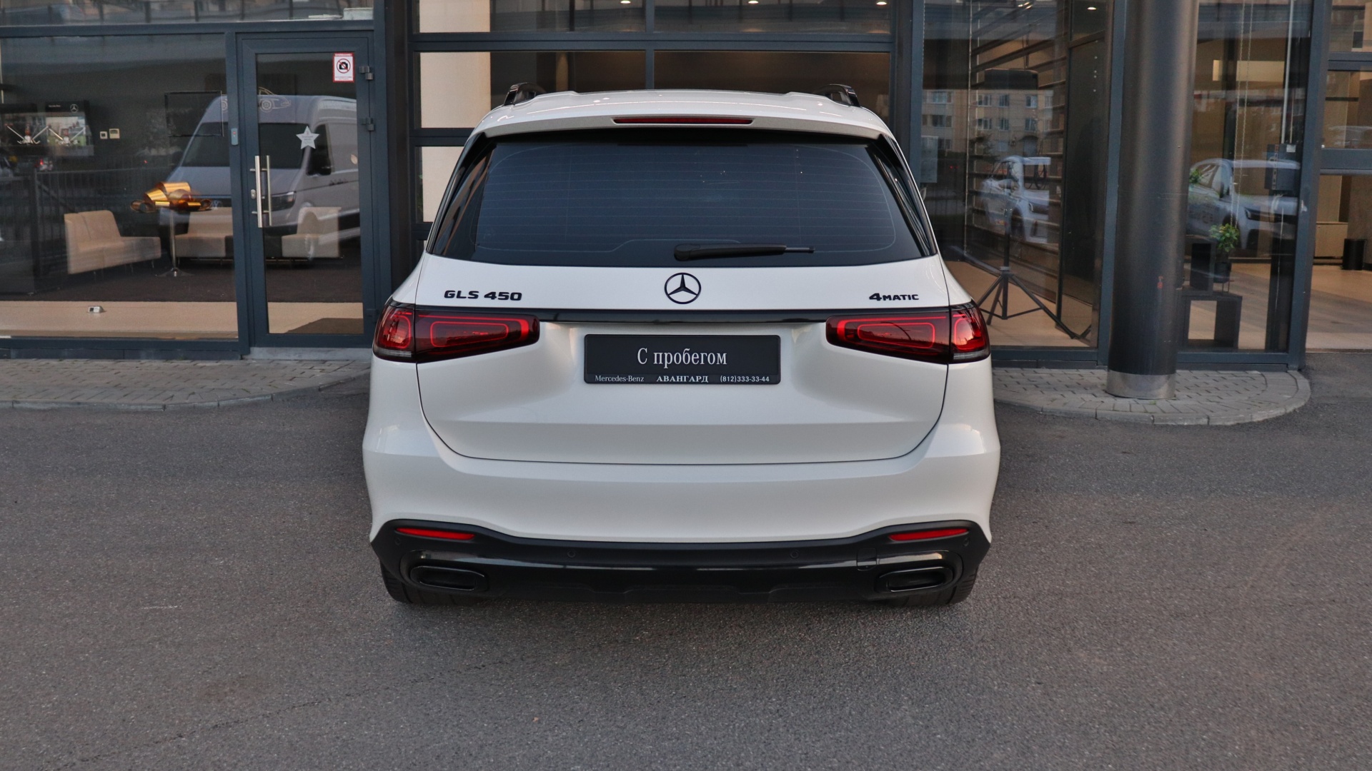 Mercedes-Benz GLS 450 4MATIC комплектация Premium Plus двигатель 3 литра (367 л.с.) Белый