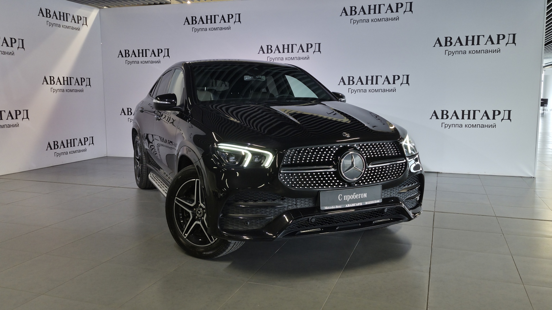 Mercedes-Benz GLE 350 d 4MATIC купе двигатель 2.9 литра (249 л.с.) Черный