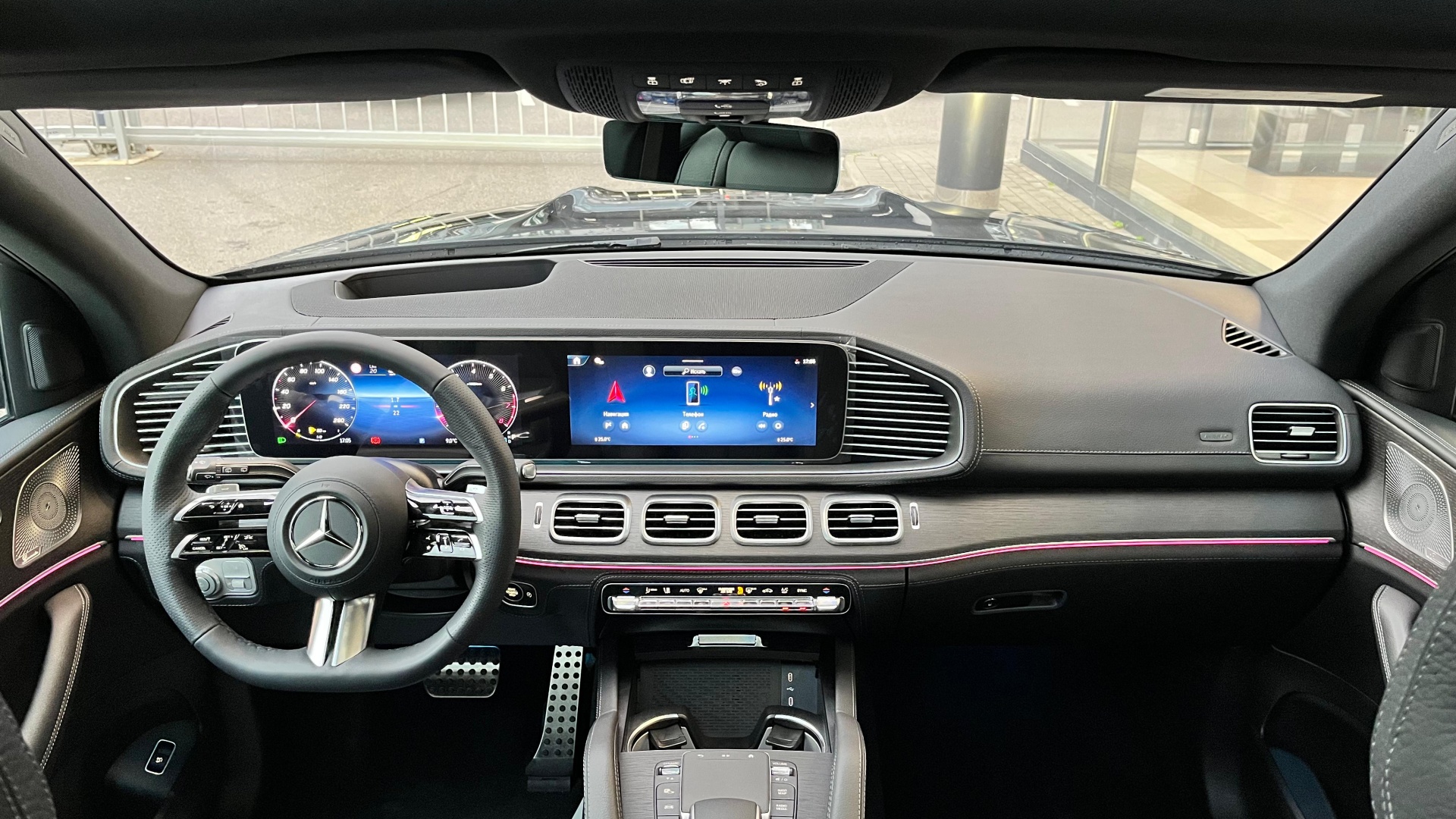 Mercedes-Benz GLS 450 4MATIC комплектация Рremium Plus двигатель 3 литра (381 л.с.) Черный