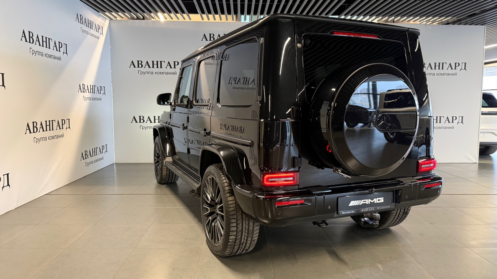 Mercedes-Benz AMG G 63 двигатель 4 литра (585 л.с.) Черный