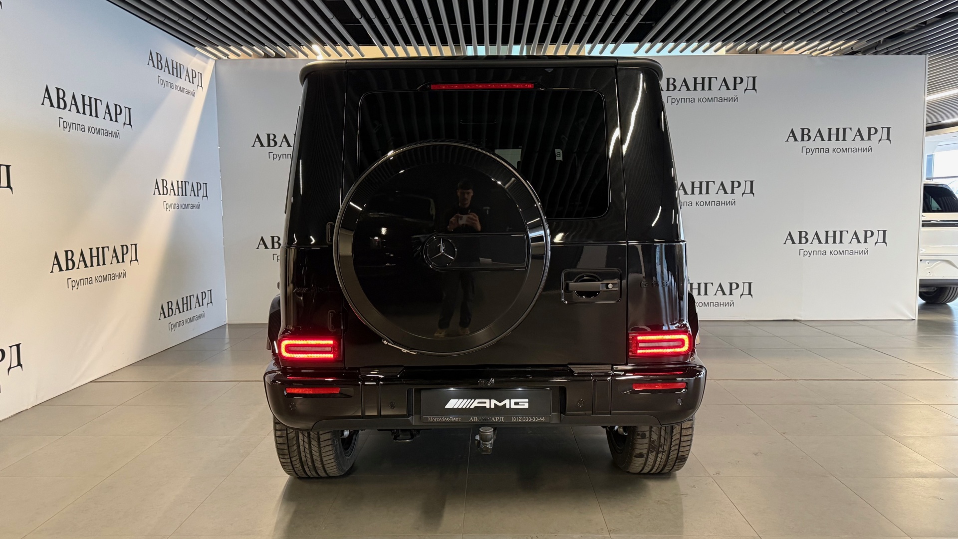 Mercedes-Benz AMG G 63 двигатель 4 литра (585 л.с.) Черный