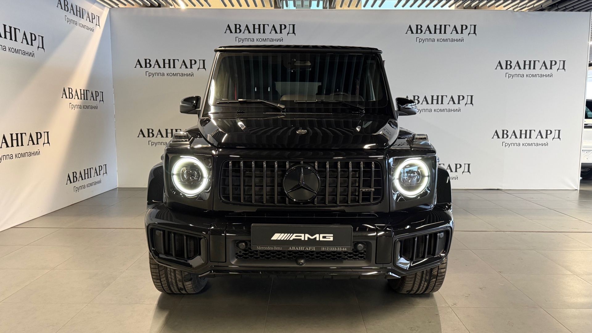 Mercedes-Benz AMG G 63 двигатель 4 литра (585 л.с.) Черный