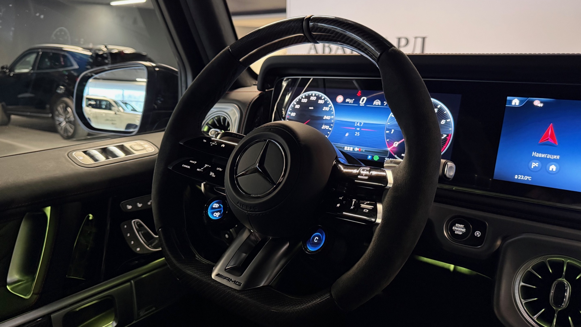 Mercedes-Benz AMG G 63 двигатель 4 литра (585 л.с.) Черный