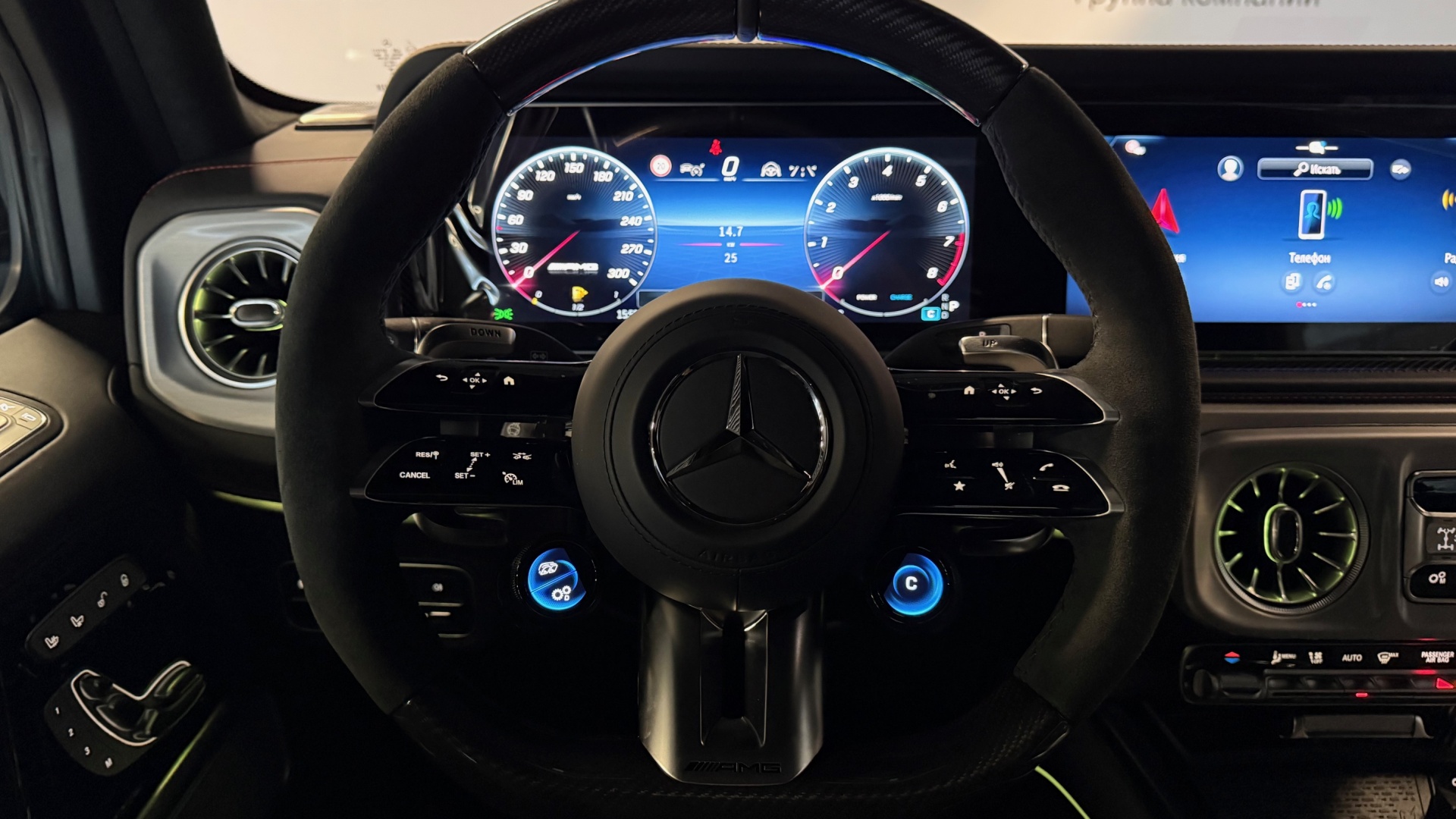 Mercedes-Benz AMG G 63 двигатель 4 литра (585 л.с.) Черный