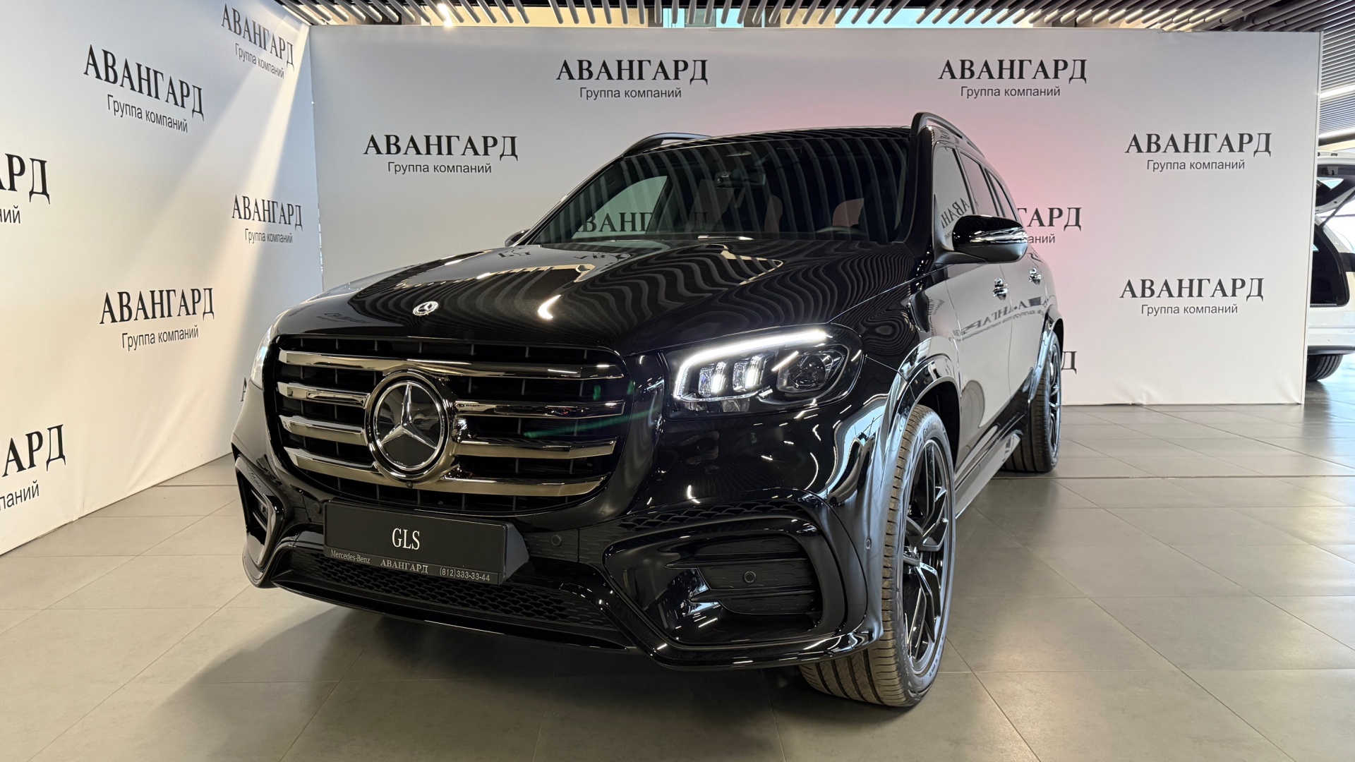 Mercedes-Benz GLS 450 d 4MATIC комплектация Premium Plus двигатель 3 литра (367 л.с.) Черный