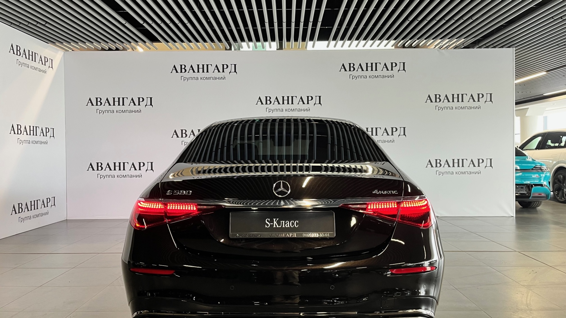 Mercedes-Benz S 580 4MATIC двигатель 4 литра (503 л.с.) Черный
