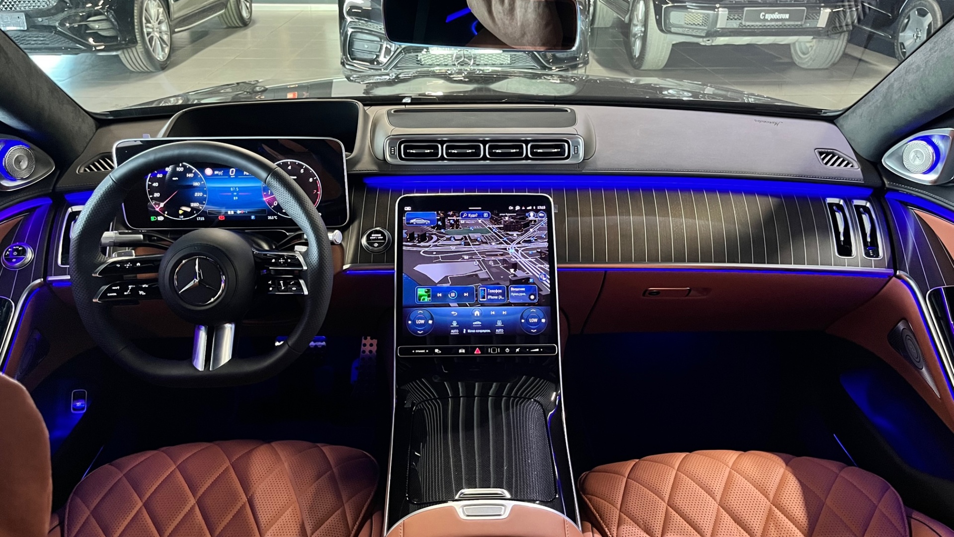 Mercedes-Benz S 580 4MATIC двигатель 4 литра (503 л.с.) Черный