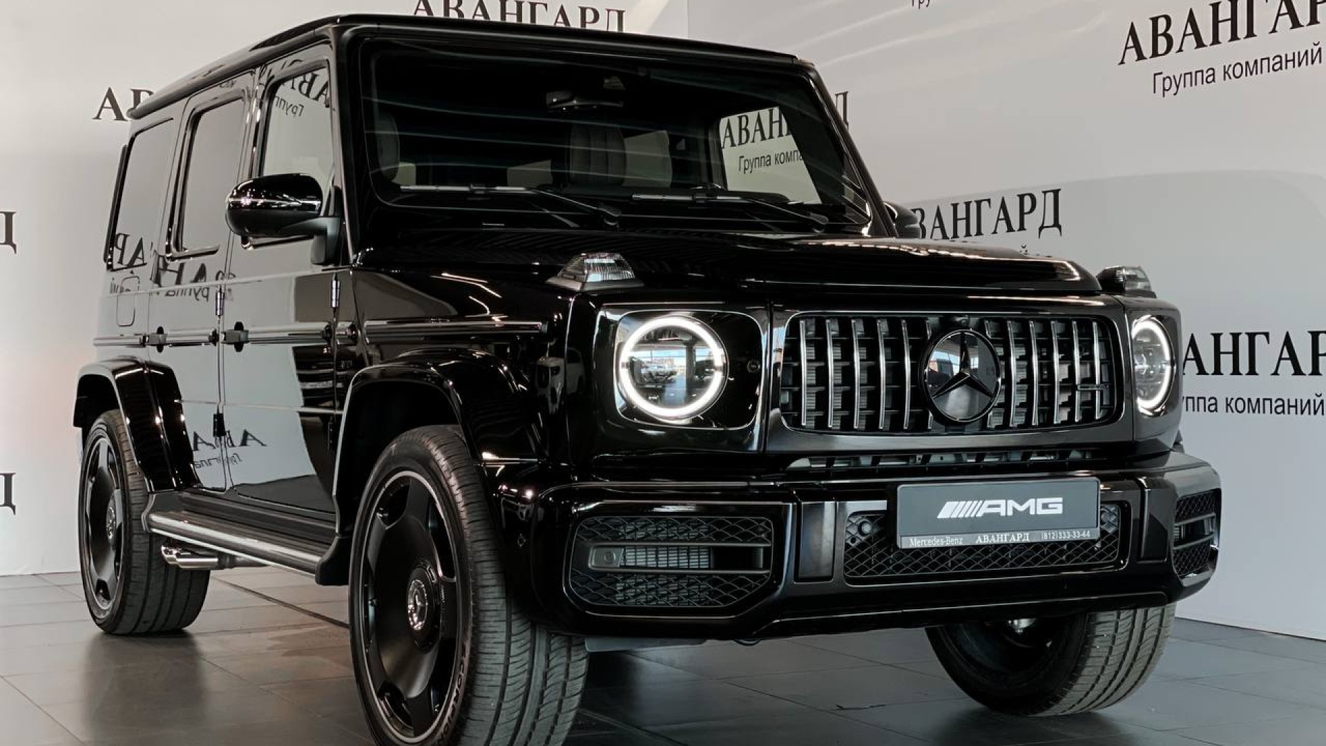 Mercedes-Benz AMG G 63 двигатель 4 литра (585 л.с.) Черный