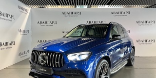 Mercedes-Benz GLE 450 4MATIC двигатель 3 литра (367 л.с.) Синий