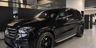 Mercedes-Benz GLS 450 4MATIC двигатель 3 литра (380 л.с.) Черный
