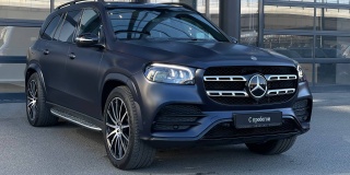 Mercedes-Benz GLS 450 4MATIC комплектация Sport двигатель 3 литра (381 л.с.) Синий